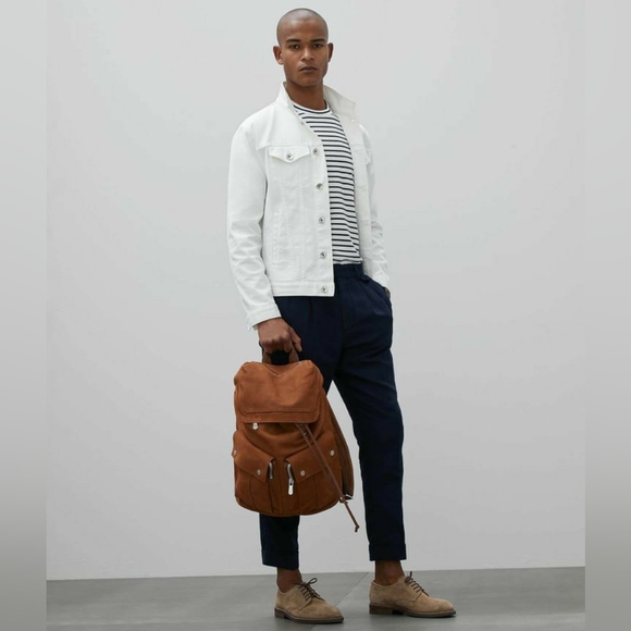 Zara | NWOT Denim Jacket with Patch Pockets - Picture 14 of 14